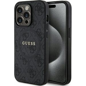 Guess Oryginalne Etui GUESS Hardcase GUHMP14XG4GFRK do iPhone 14 Pro Max (Kompatybilny z Magsafe / 4G Ring classic logo / czarny)