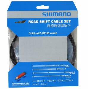 Shimano RS900 shift cable set, black