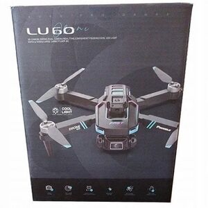 Dron LU60 Podwójna Kamera HD Światła LED Aplikacja Czarny