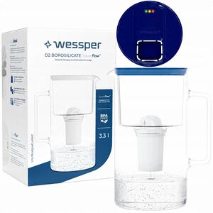 Dzbanek Wessper D2 Borosilicate FutureFlow Aquaclassic (WES202-FF-NB)