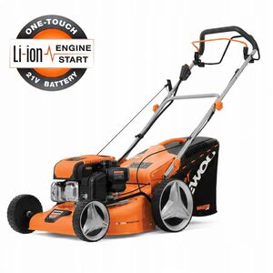 Self-propelled gasoline lawn mower DAEWOO DLM 50SPE 46cm with electric starter