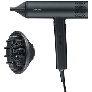 SEVERIN HT 0170 Suszarka do włosów z silnikiem BLDC, czarna