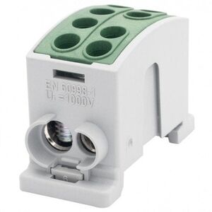 Σφιγκτήρας HLK F-ELEKTRO F2.0374 125A-2 (1x35,1x25 / 1x35,1x25) Al/Cu IP20 πράσινο
