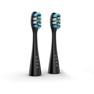 Końcówka Aeno AENO Replacement toothbrush heads, Black, Dupont bristles, 2pcs in set (for ADB0002S/ADB0001S)