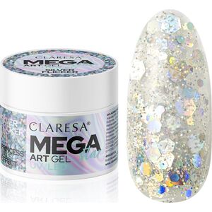 Claresa N Żel do zdobień - Megastar Silver Flick 10 g
