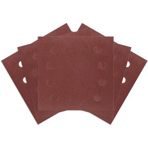 Papiery ścierne na rzep, kwadrat 113 x 113 mm, P240, 5 szt., z 8 otworami do 04-623