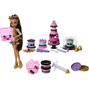Monster High Straszysłodkie urodziny Tort DIY Zestaw i lalka JBG78
