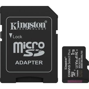 Kingston Technology Canvas Select Plus Gen3 1 TB MicroSDXC UHS-I Klasa 10