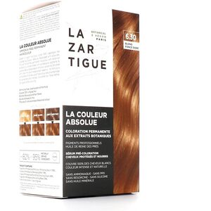 Lazartigue, La Couleur Absolue, Permanent Hair Dye, 6.30 Golden Dark Blond, 143 ml For Women