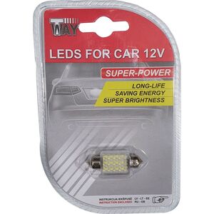 LED BULB SV8.5 36MM 27SMD 1PCS