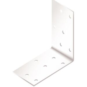ANGLE BRACKET 60X60X40X2,0 WHITE