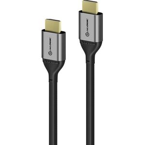Kabel Alogic HDMI - HDMI 2m srebrny (ULHD02-SGR)