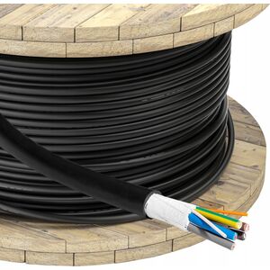 Kabel zasilający Akyga Kabel zasilający EV Akyga AK-SC-E12 CU 5x6mm + 2x0.5mm 3-fazy 32A 450/750V 1mb