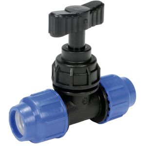 STOP COCK Ø25 PERLA BLUE