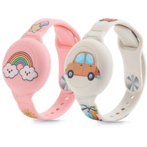 Pasek Tech-Protect Smooth For Kids do Apple AirTag 1 / 2 Colorful [2 PACK]