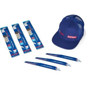 Bosch Bosch Expert sabre saw blade 'Multi Material' S 1156 XHM + free EXPERT cap (3 pieces, length 225mm)