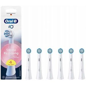 Oral-B iO Κεφαλές Οδοντόβουρτσας Απαλός Καθαρισμός 6 τεμ