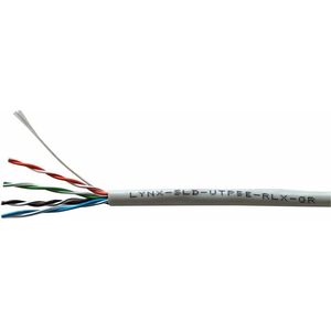 Καλώδιο Lynx CS UTP LYNX REELEX AIR, Cat5E, σύρμα, PVC, Eca, γκρι, 305m