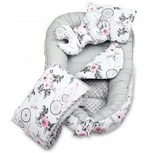 Lulando LULANDO BABYNEST 80 X 45 CM ΓΚΡΙ ZUGE 14401137 5906118630229