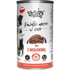 BULT Karma mokra dla psa TUF TUF kawałki mięsne z wołowiną 1,25 kg