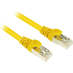 Sharkoon CAT 6 Patchcord SFTP Żółty 10M (4044951014811)