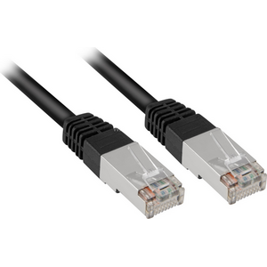 Sharkoon CAT 6 Patchcord SFTP Czarny 3M (4044951015009)