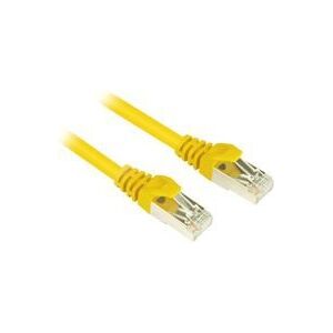 Sharkoon Patchcord CAT.6, SFTP, 1.5m, żółty (4044951017829)