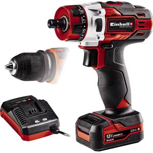 Wiertarko-wkrętarka Einhell TE-CD 12/1 X-Li 12 V 1 x akumulator 2 Ah