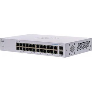 Cisco Cisco switch CBS110-24T, 24xGbE RJ45, 2xSFP (combo with 2 GbE), fanless - REFRESH