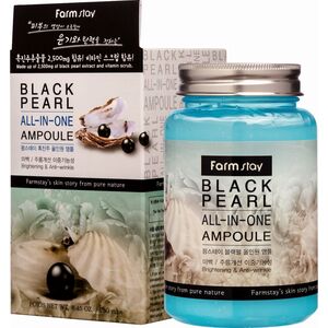 Farmstay Ampułka pielegnacyjna do twarzy FARMSTAY All-in one z ekstraktem z czarnej perły, 250 ml