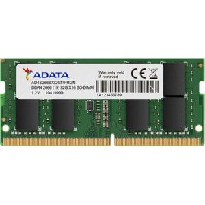 Pamięć do laptopa ADATA Premier, SODIMM, DDR4, 16 GB, 2666 MHz, CL19 (AD4S266616G19-SGN)