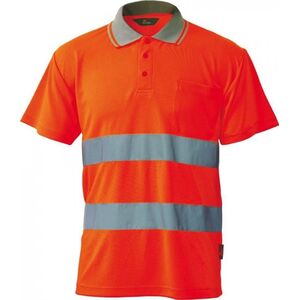 VIZWELL KOSZULKA POLO OSTRZEGAWCZA POMAR.XL VWPS01-BO/XL VIZWELL