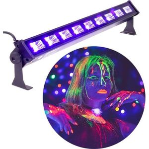 LIGHT4ME LED BAR UV 9 + WHITE listwa belka LED 9x3W ultrafiolet + biały