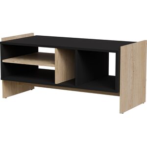 Ława/stolik PORTO 100x50x46 dąb/czarny