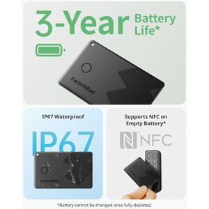 Κάρτα εντοπισμού πορτοφολιού SwitchBot συμβατή με NFC