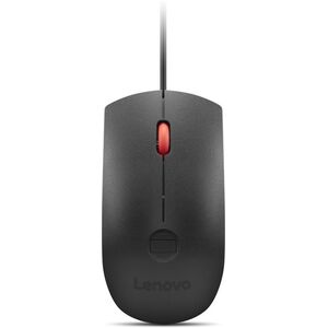 Lenovo - Ποντίκι - οπτικό - 3 κουμπιά - ενσύρματο - USB - Μαύρο, Κόκκινο