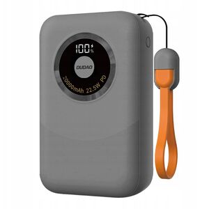 Powerbank Dudao K21 Mini 10000mAh 22.5W USB-A / USB-C - szary