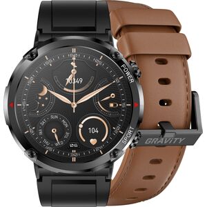 Smartwatch Gravity Zegarek męski SMARTWATCH GT21-4 BK/RD/BK