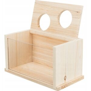 Basen do k�pieli piaskowych, dla myszy/chomik�w, drewno, 28 � 15 � 15 cm