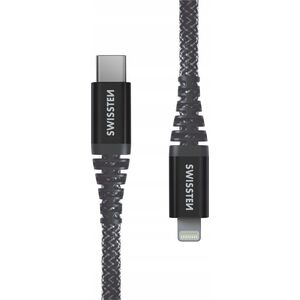 Kabel USB Sourcing USB-C - Lightning 1.5 m Czarny (71544010)
