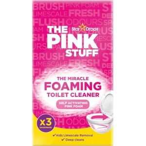 The Pink Stuff Saszetki do czyszczenia THE PINK STUFF Miracle Foaming Toilet WC 3x 100g