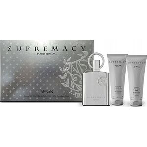 Afnan Zestaw Perfum dla Mężczyzn Afnan Supremacy Silver EDP 3 Części