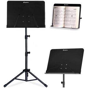 SUPRIMO D3 statyw stojak pulpit do nut regulowany składany czarny 82-146 cm do 10 kg