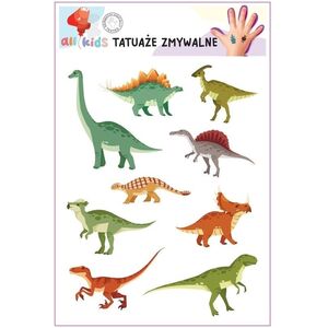 Tatuaże zmywalne dla dzieci Dinozaury