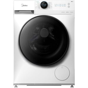 Midea Washing Machine | MF200W80WB/W-HR | Energy efficiency class A | Front loading | Washing capacity 8 kg | 1400 RPM | Depth 48 cm | Width 60 cm | Display | LCD | Steam function | White