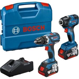 ZESTAW BOSCH GSB18V-50 + GDS18V-400 + 1XAKU 5.0 AH + 1XAKU 2.0 AH + GAL 18V-40