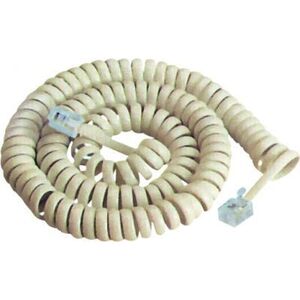 Kabel telefoniczny skręcany 2m Biały (TEL0032F-2,1)