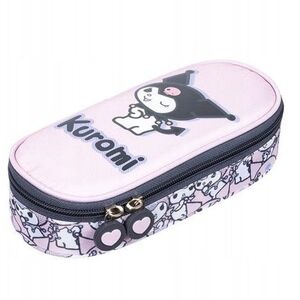 Piórnik z wewnętrzną klapką Kuromi Pink