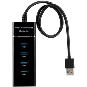 HUB USB Roger Roger AD15651 USB 3.0 Hubs - Sadalītājs 4 x USB 3.0 / 5 Gbps Melns