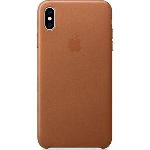 Apple iPhone XS Max Leather Case naturalny brąz